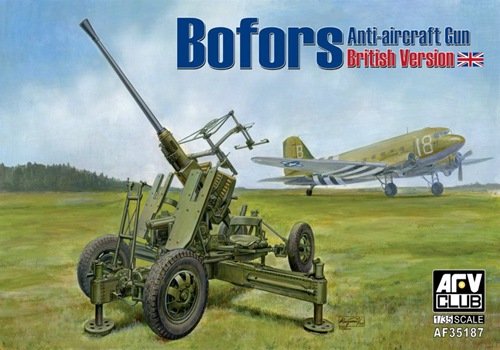 AF35187 BRITISH OF 40 mm.MK.III ANTI-AIRCRAFT GUN 1/35