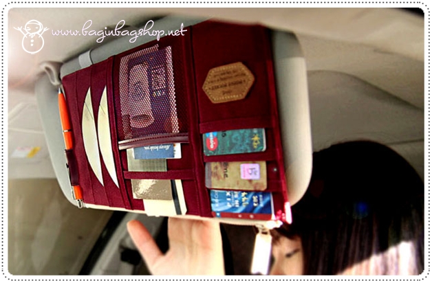 GMZ Point Pocket ver.2 ที่เก็บของใต้ที่บังแดดในรถ