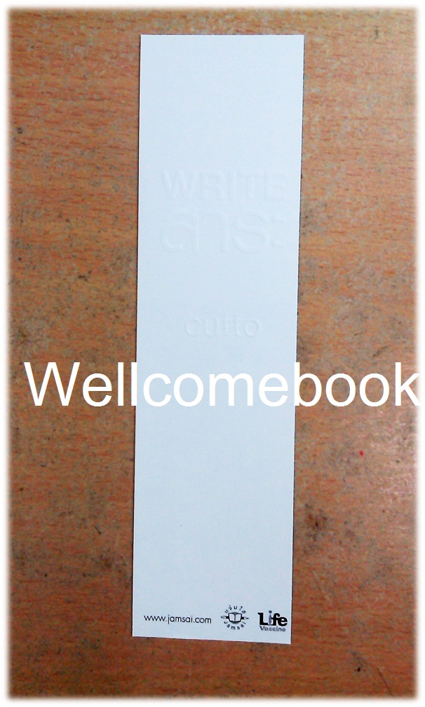 ที่คั่นหนังสือลาย 'WRITE สาระ - CUTTO'