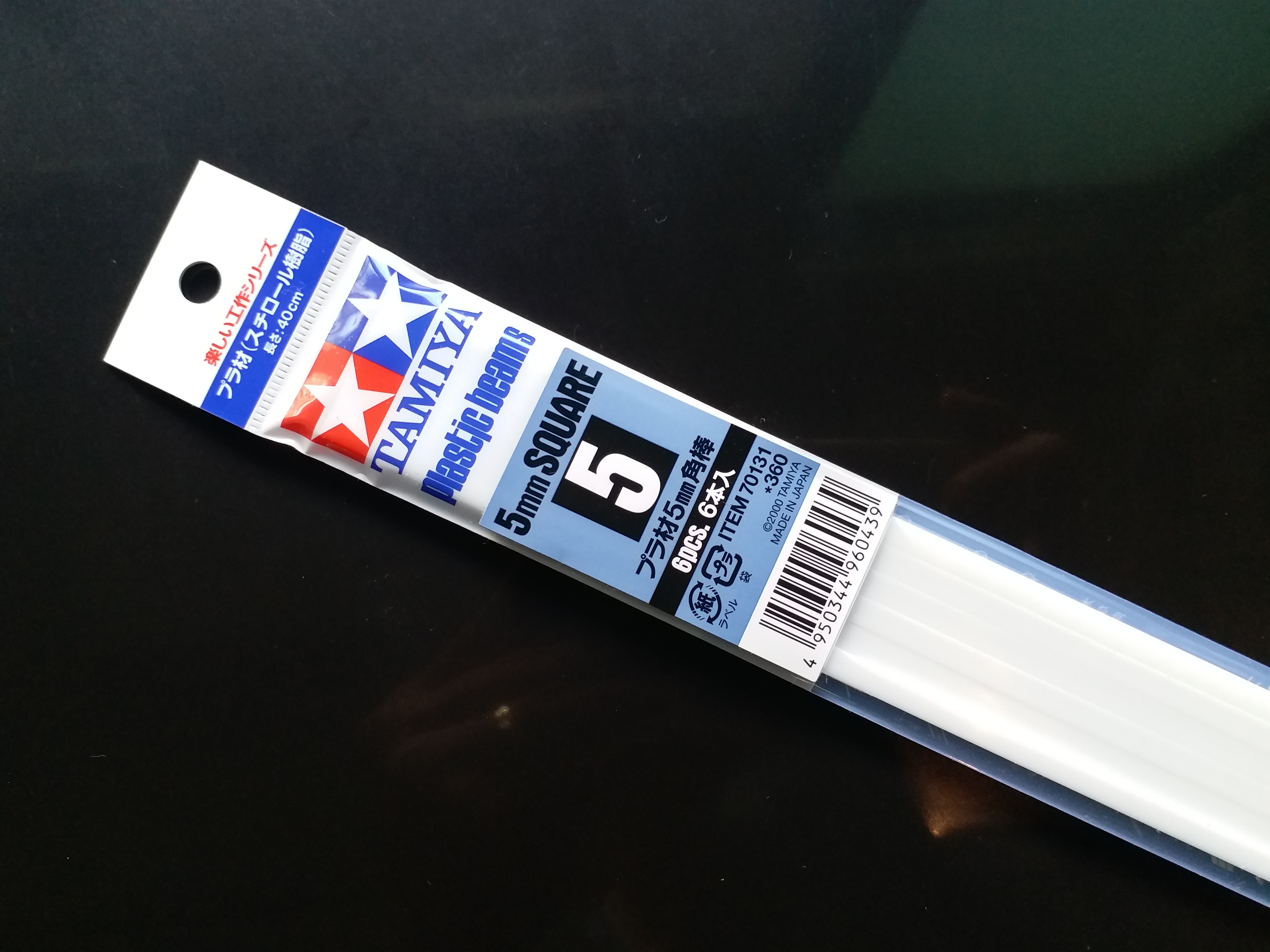 TA70131 Plastic Beams 5mm Square *6 (สีเหลี่ยม)