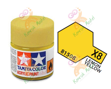 Acrylic X8 Lemon Yellow 10ml