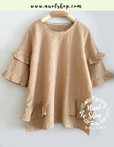 เสื้อผ้าลูกไม้นุ่ม รอบอก 40 นิ้ว