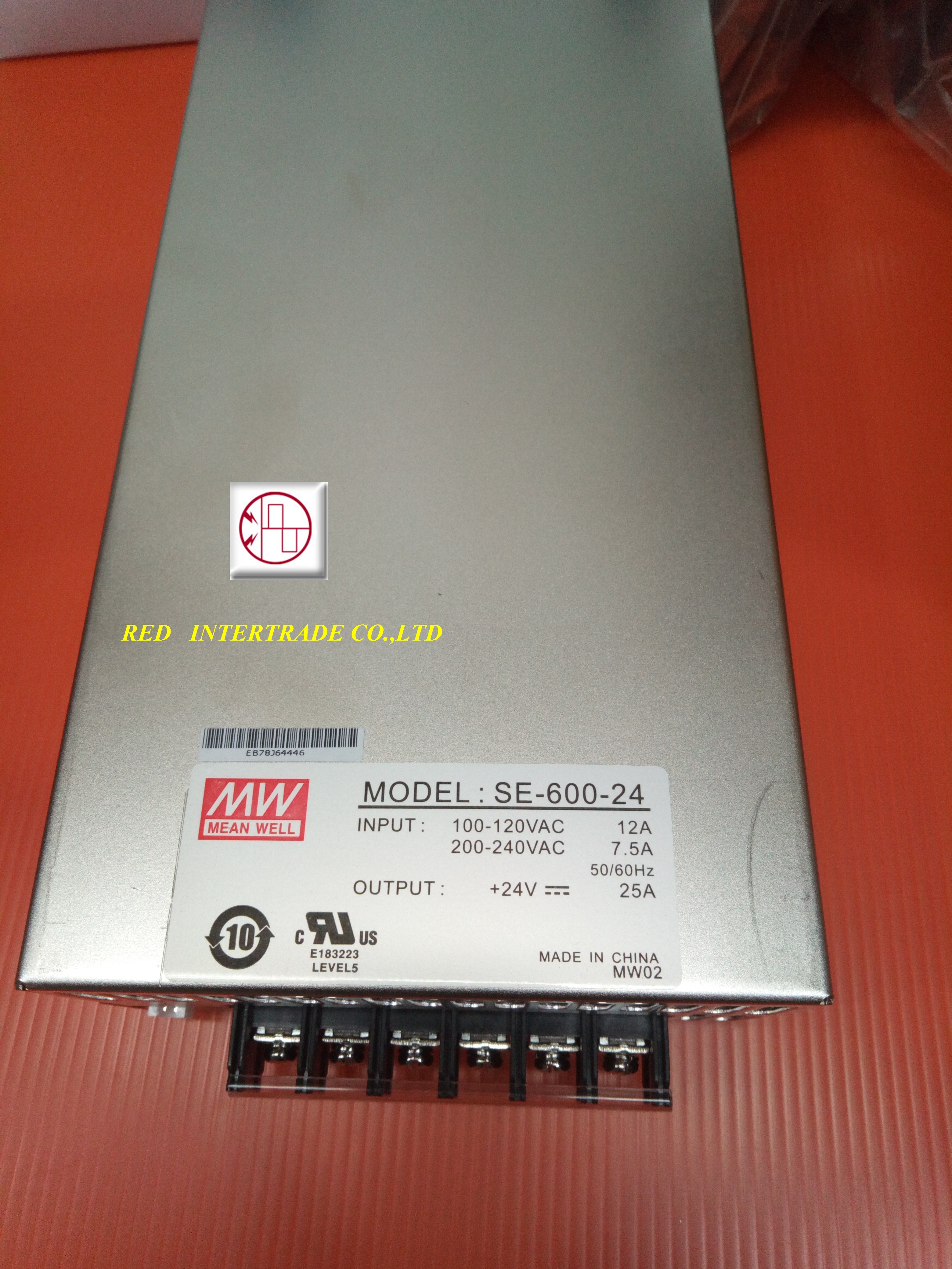 POWER SUPPLY SWITCHING MEAN WELL SE-600-24