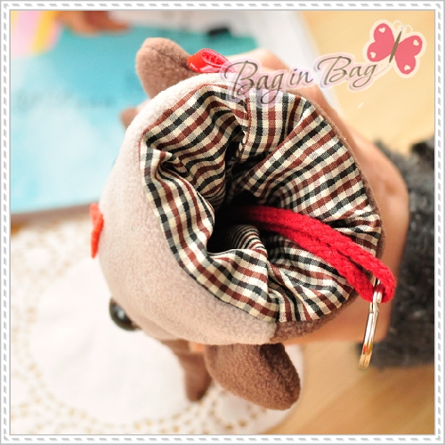 ตุ๊กตาหุ้มพวงกุญแจ ป้องกันไม่ให้พวงกุญขูดขีดกับของในกระเป๋า