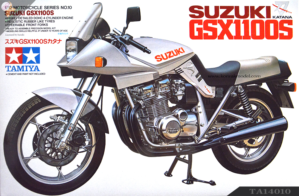 TA14010 Suzuki GSX1100S Katana Kit - CF410 1/12