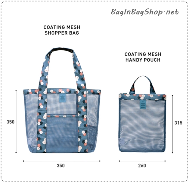 Coating Mesh Handy Pouch