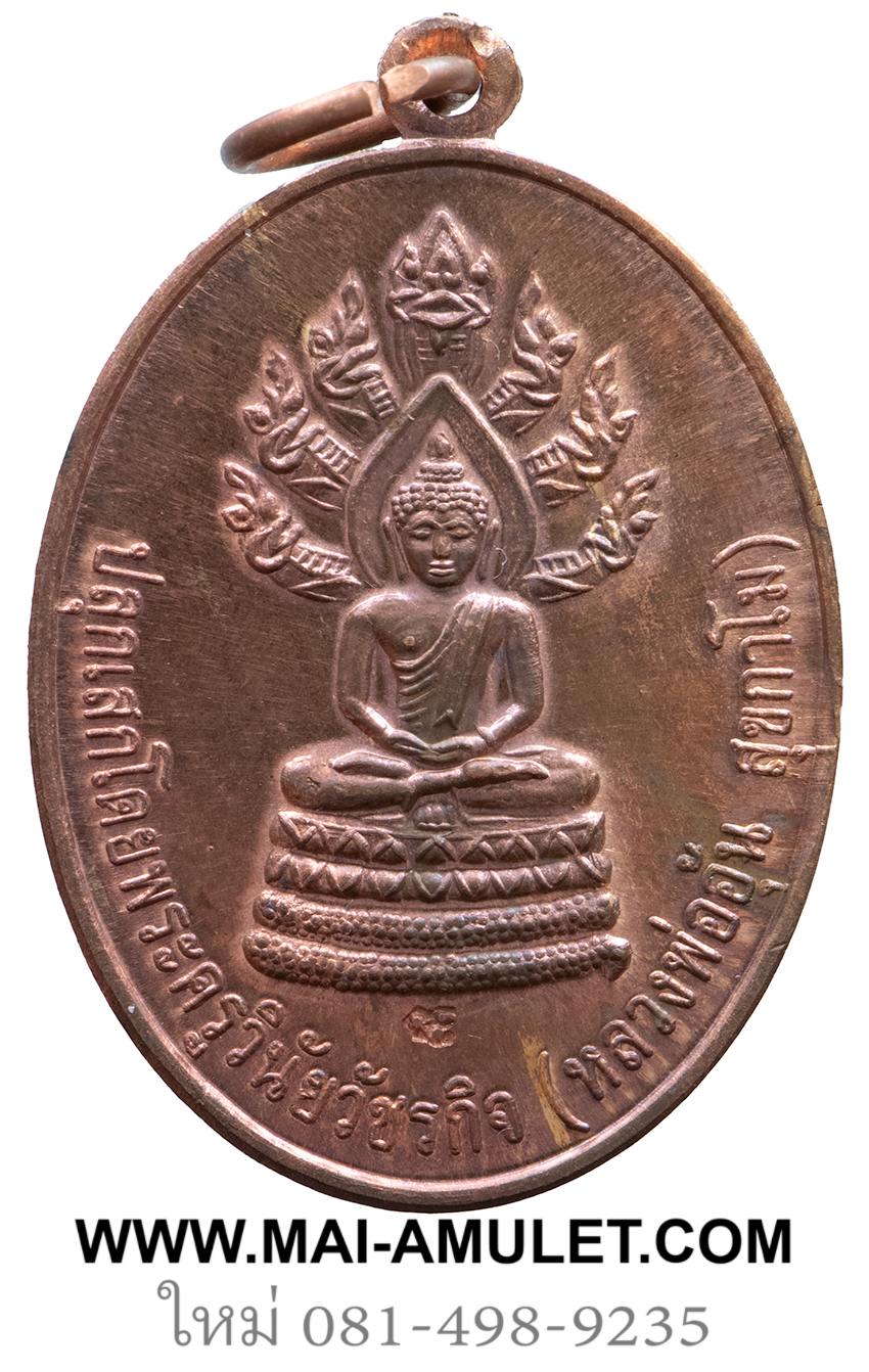 เหรียญพระนาคปรกรูปไข่ รุ่น 1 เนื้อทองแดง หลวงพ่ออุ้น วัดตาลกง จ.เพชรบุรี ปี 2549 ครับ (12)