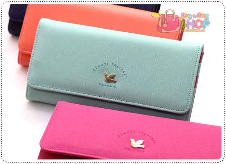 ลด 50% Two Stage Clear Wallet กระเป๋าสตางค์แบบยาว