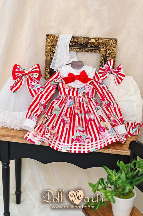 [SALE -50%] SD13G Stripe Collection Red & White