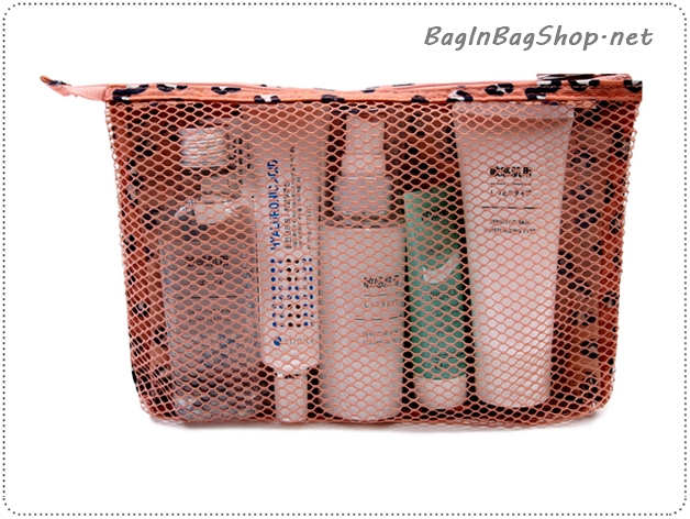 Pattern Mesh Pouch / 3 Pocket