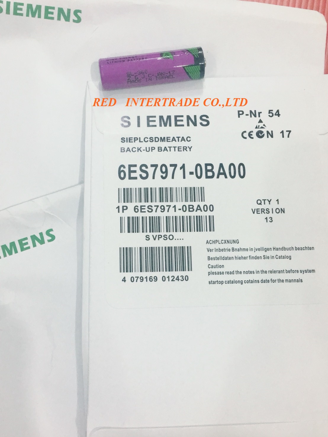 SIEMENS BATTERY 6ES7971-0BA00 ขาย