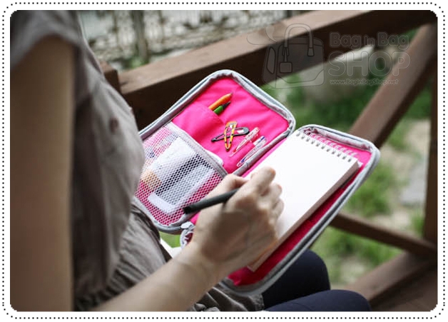 Stationery Travel Pouch กระเป๋าเอกสารอเนกประสงค์พกพาติดตัว