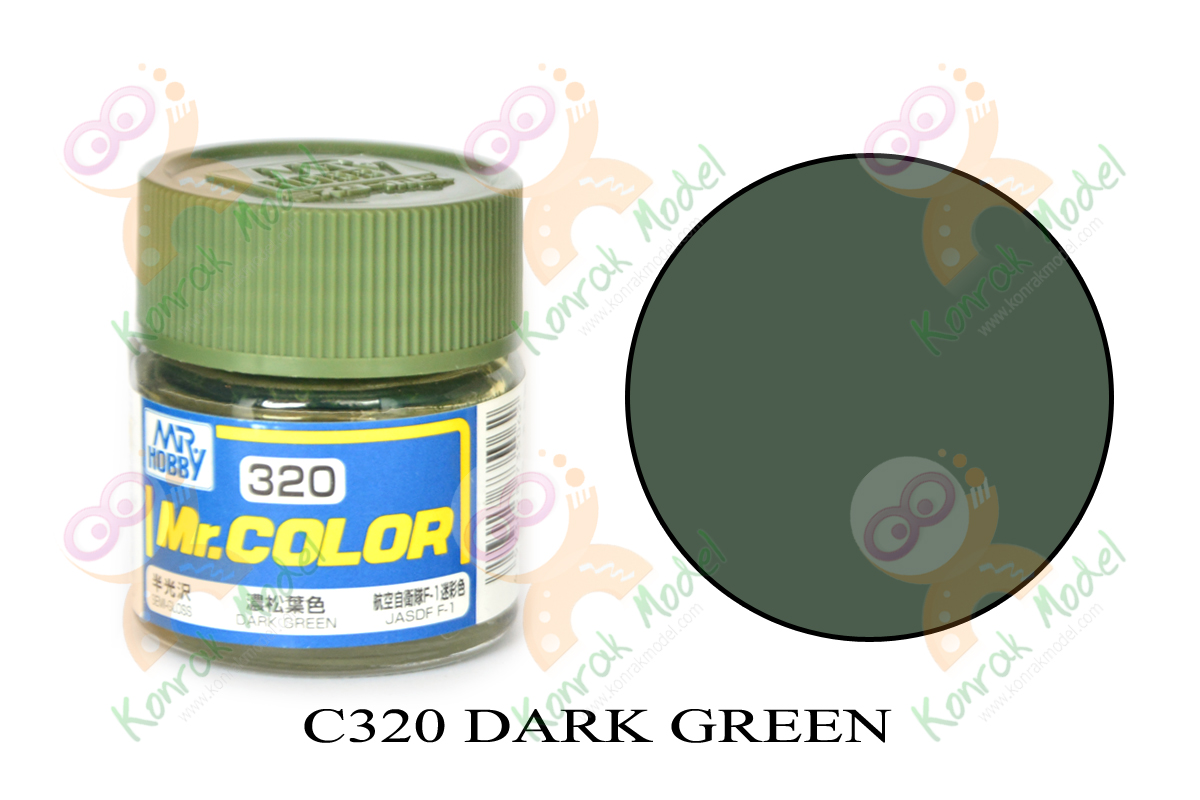 C320 Dark Green Semi-Gloss 10ml