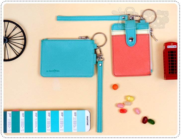 Coin & Card Wallet สำหรับใส่เหรียญ,บัตร และ กุญแจ