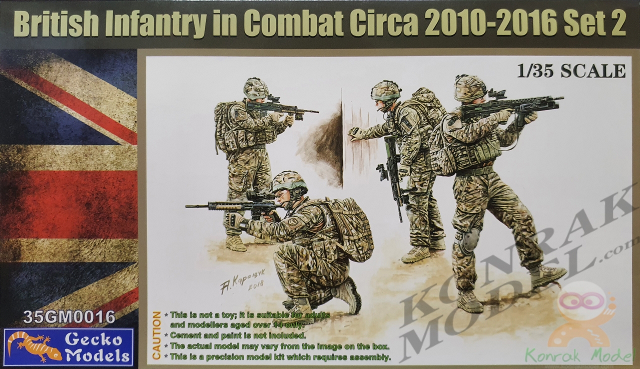 35GM0016 BRITISH INFANTRY IN COMBAT CIRCA 2010-2016 SET 2 [1/35]