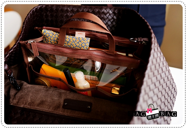 Clear dual bag in bag กระเป๋าจัดระเบียบ รุุ่น ใส