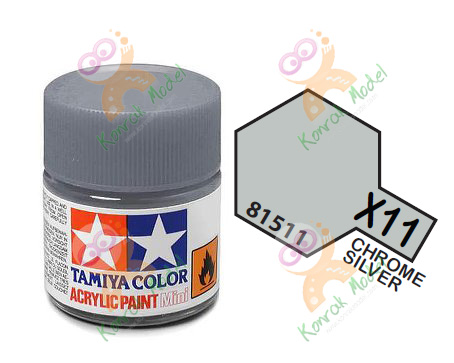 Acrylic X11 Chrome Silver 10ml