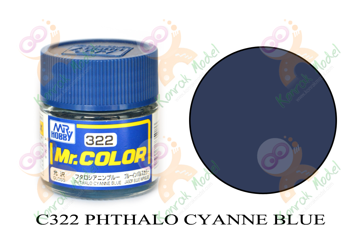 C322 Phthald Cyanne Blue Gloss 10ml