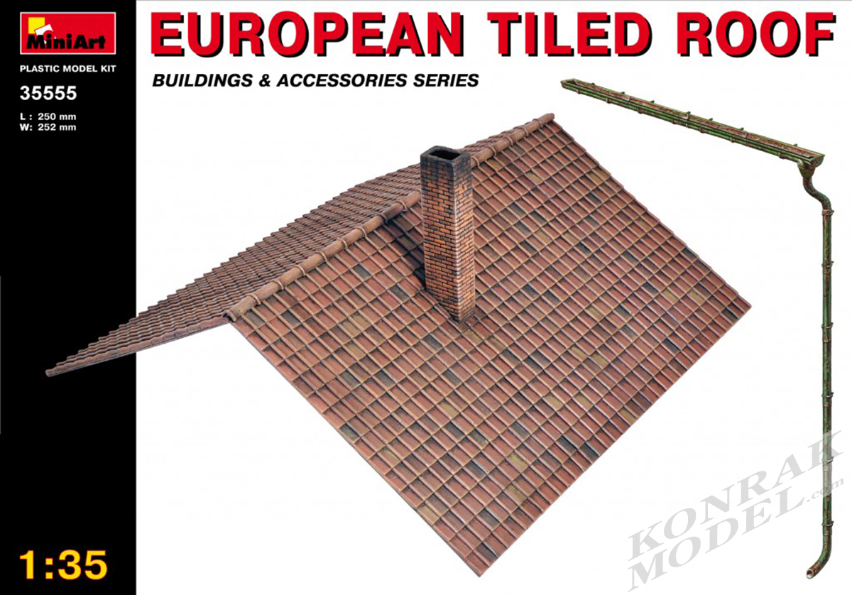 MI35555 EUROPEAN TILED ROOF