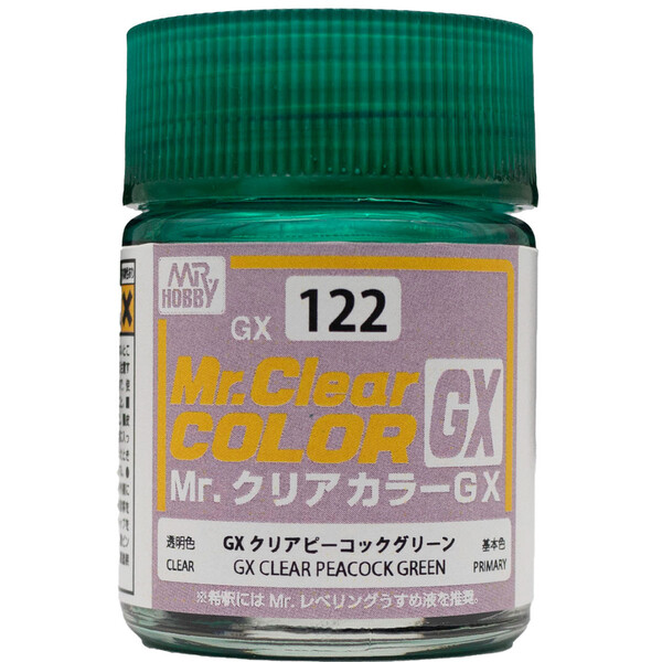 GX122 GX Clear Peacock Green 18ML