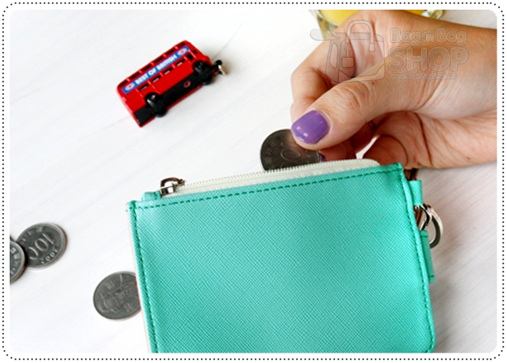 Coin & Card Wallet สำหรับใส่เหรียญ,บัตร และ กุญแจ