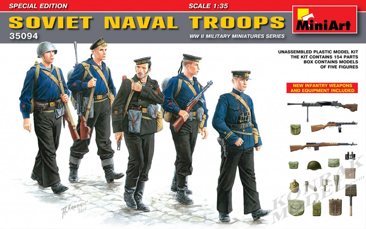 MI35094 SOVIET NAVAL TROOPS SPECIAL EDITION 1/35