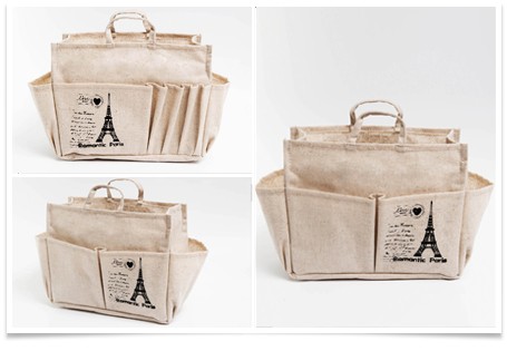 Cottage Style Canvas Bag in Bag กระเป๋าจัดระเบียบ