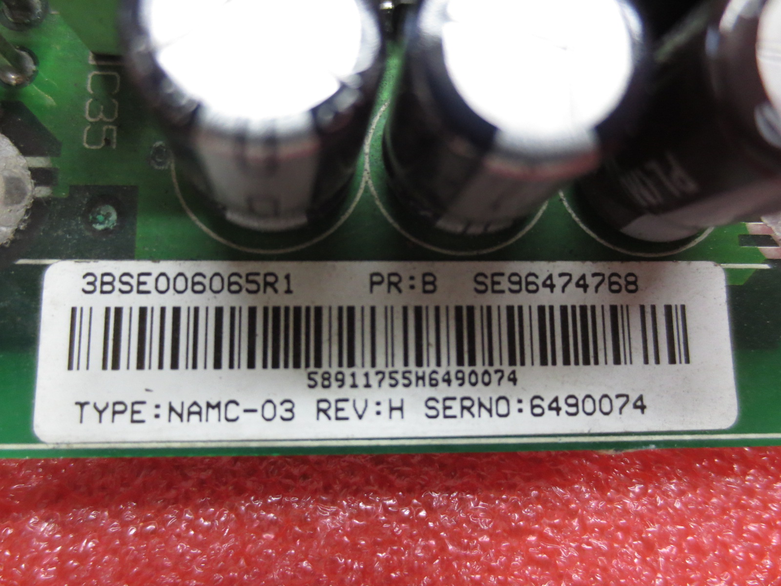 ขาย TYPE: NAMC-03 REV : H BOARD PROCESSOR ABB INVERTER DRIVE use