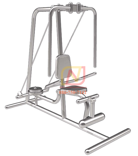 FTS-40 เครื่องออกกำลังกายกลางแจ้งสแตนเลส อุปกรณ์บริหารแขน-หน้าอก-หัวไหล่-หัวเข่า (แบบถ่าง-หุบยกตุ้มน้ำหนัก)