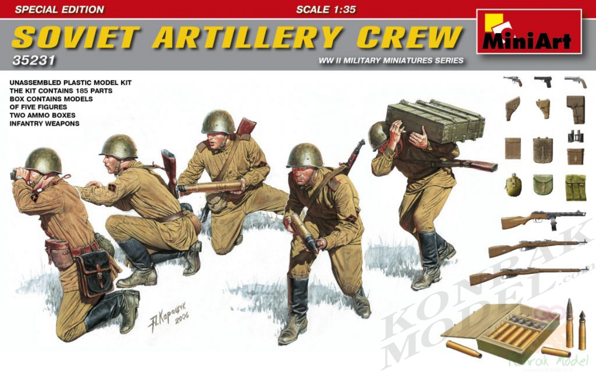 MI35231 SOVIET ARTILLERY CREW. SPECIAL EDITION 1/35