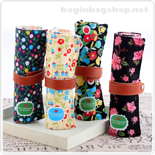 Japanese Roll Up Pencil Cases