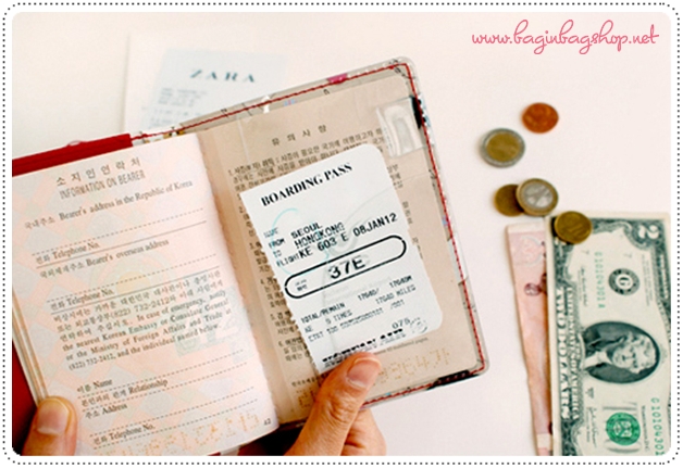 Triangle Humming Passport Case