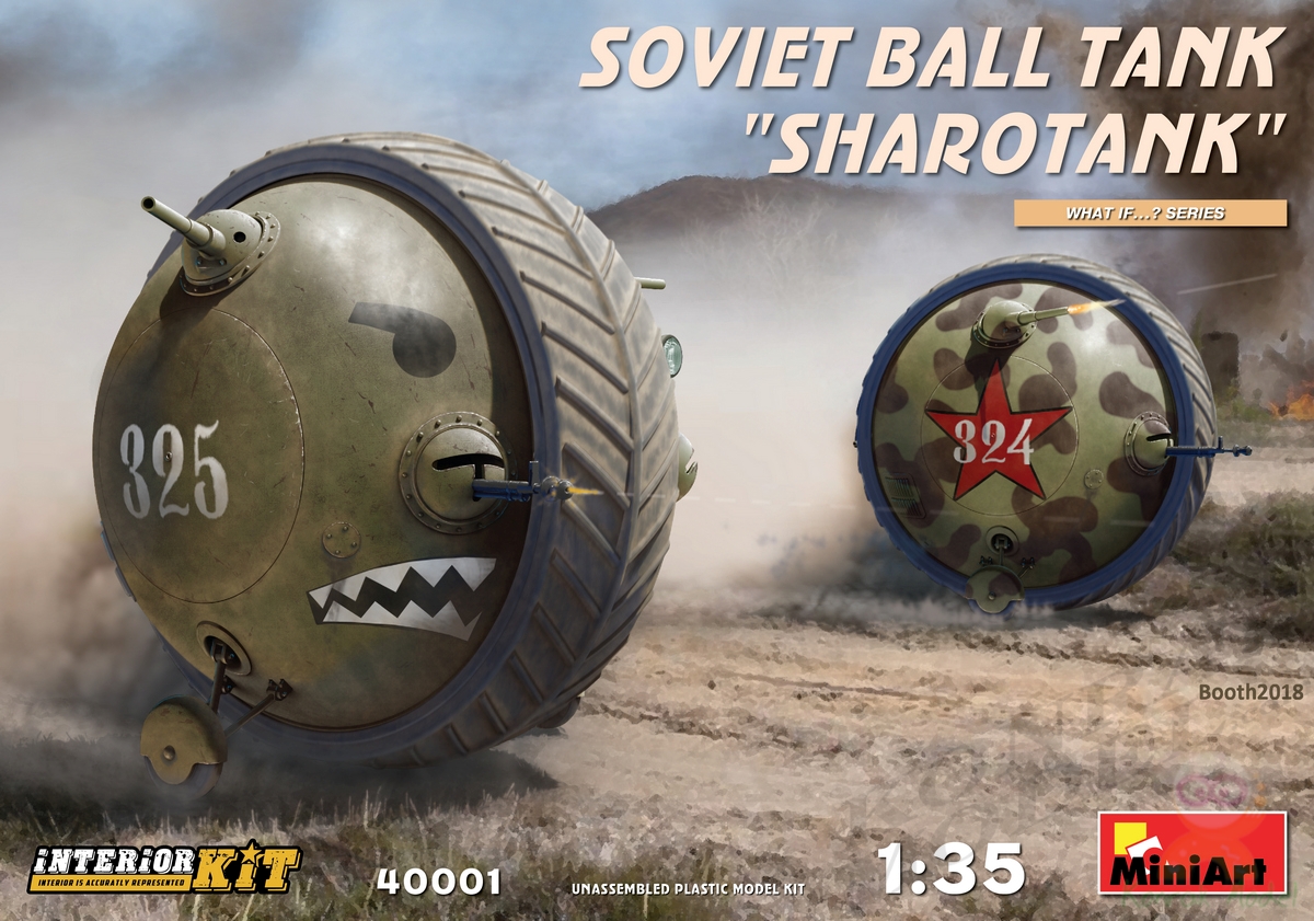 MI40001 SOVIET BALL TANK “Sharotank” INTERIOR KIT 1/35