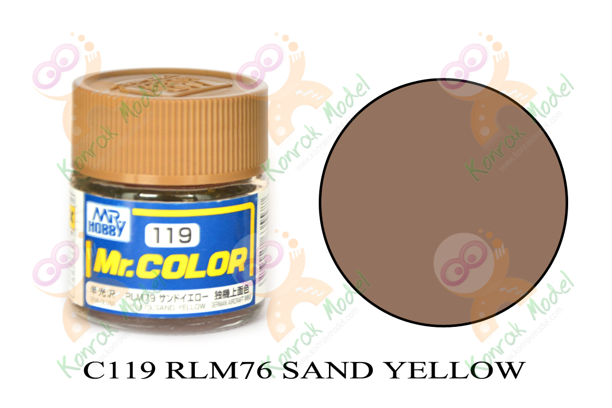 C119 Sand yellow Semi-Gloss 10ml