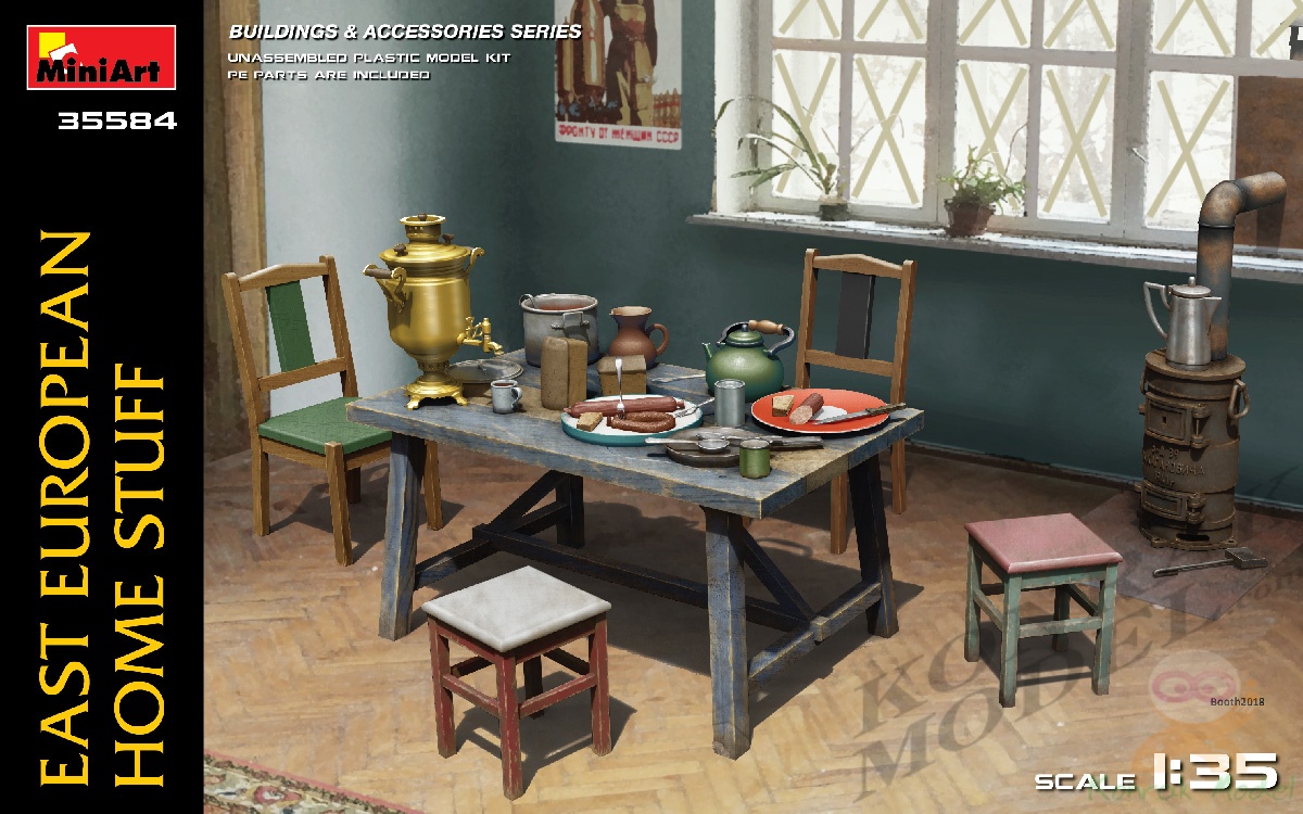 MI35584 EAST EUROPEAN HOME STUFF 1/35