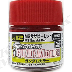 UG12 GUNDAM COLOR Sazabi Red