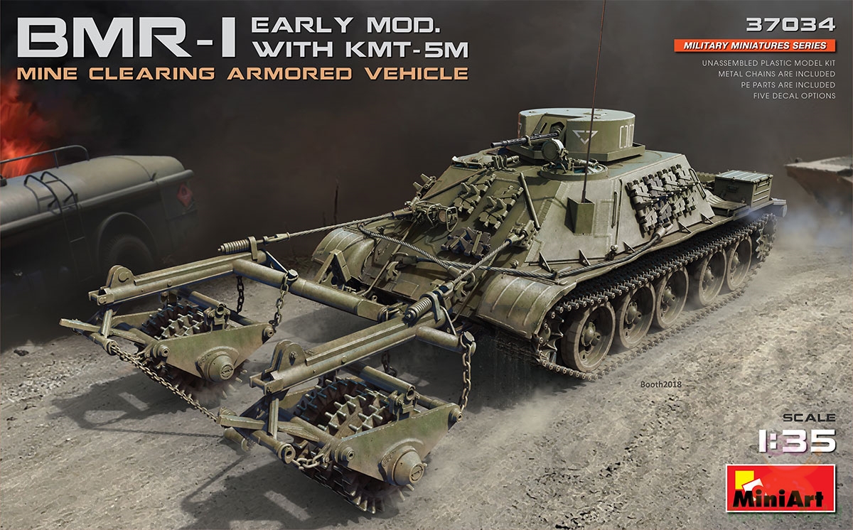 MI37034 BMR-1 EARLY MOD. WITH KMT-5M 1/35
