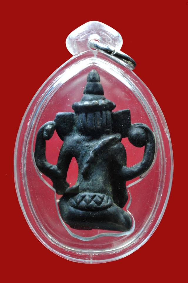 โชว์ พระพิฆเนศ เนื้อชินเงินกลับดำ