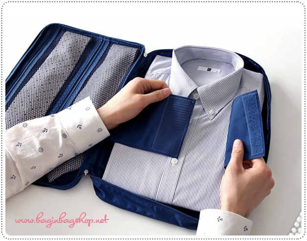 Slim Shirt Pouch กระเป๋าเก็บเสื้อเชิ๊ต สำหรับเดินทาง