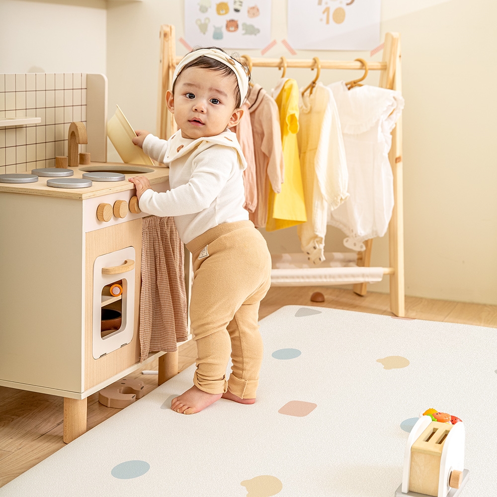 แผ่นรองคลาน PARKLON Air Bubble Mat ขนาด 150x230 หนา 4.0 cm ลาย Bebe Block