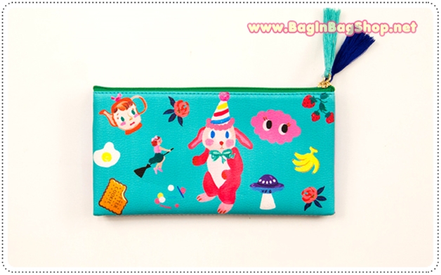 Clear Pencil Double Zip Case