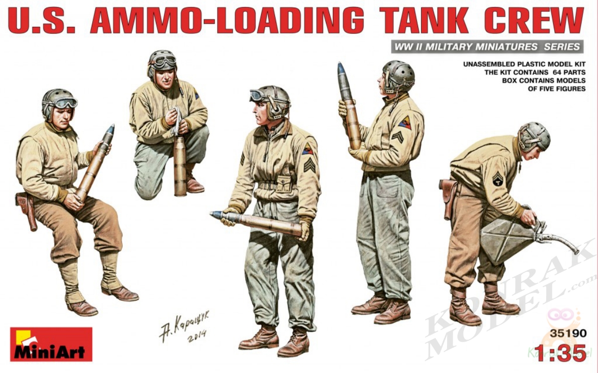 MI35190 U.S. AMMO-LOADING TANK CREW 1/35