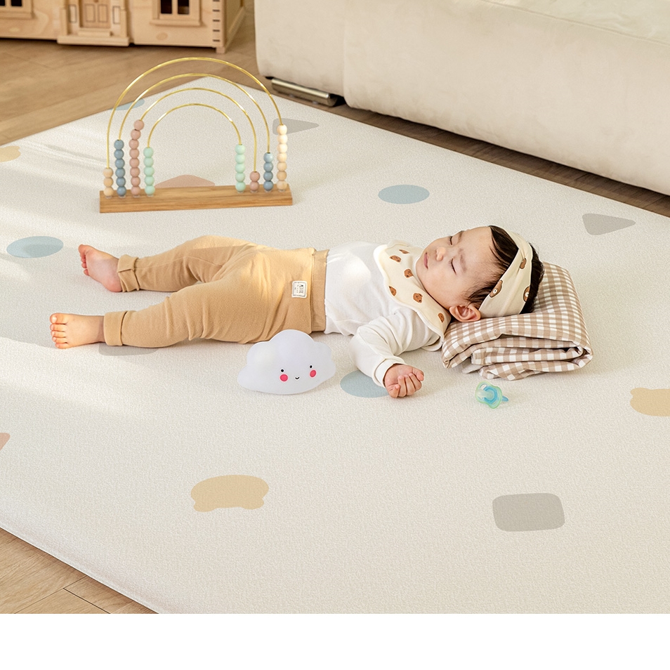 แผ่นรองคลาน PARKLON Air Bubble Mat ขนาด 150x230 หนา 4.0 cm ลาย Bebe Block