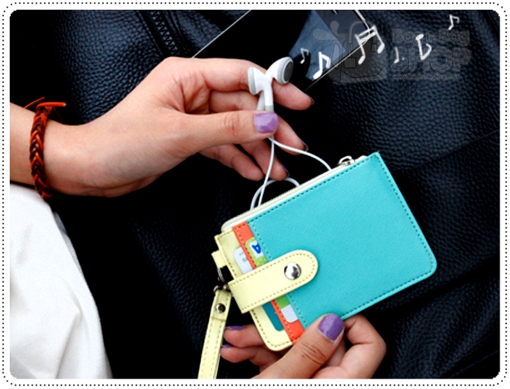 Coin & Card Wallet สำหรับใส่เหรียญ,บัตร และ กุญแจ