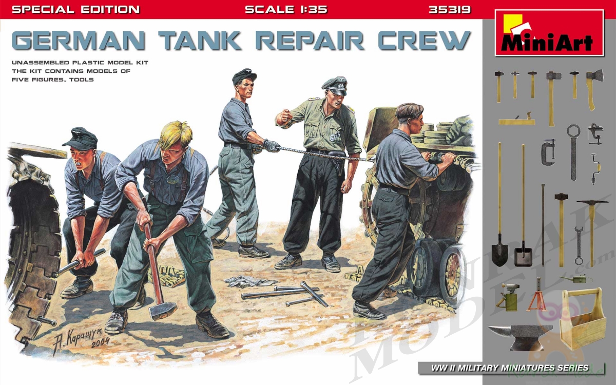 MI35319 GERMAN TANK REPAIR CREW. SPECIAL EDITION 1/35