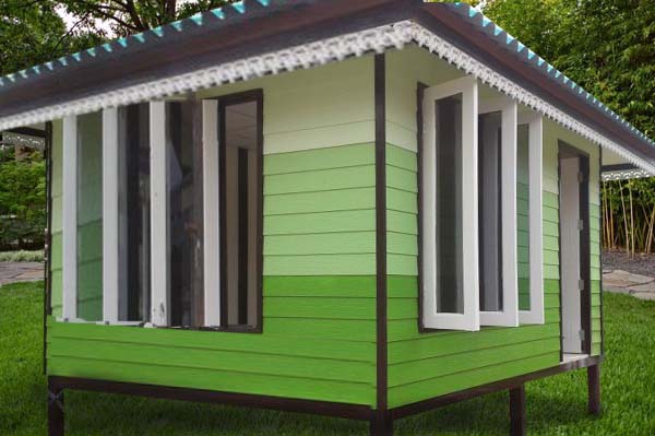บ้านน็อคดาวน์ปั้นหยา (OMH-2) ขนาด 3.00 x 4.00 เมตร