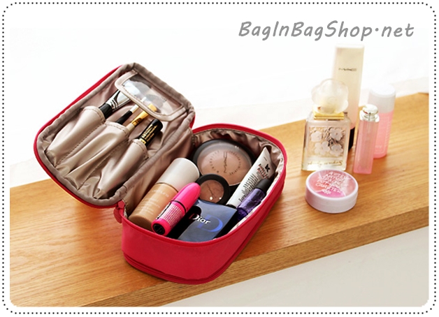 Double Side Pouch กระเป๋าใส่เครื่องสำอางค์และเครื่องประดับในใบเดียว