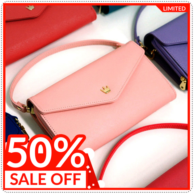 ลด 50% Crown Smart Clutch Wallet heritage