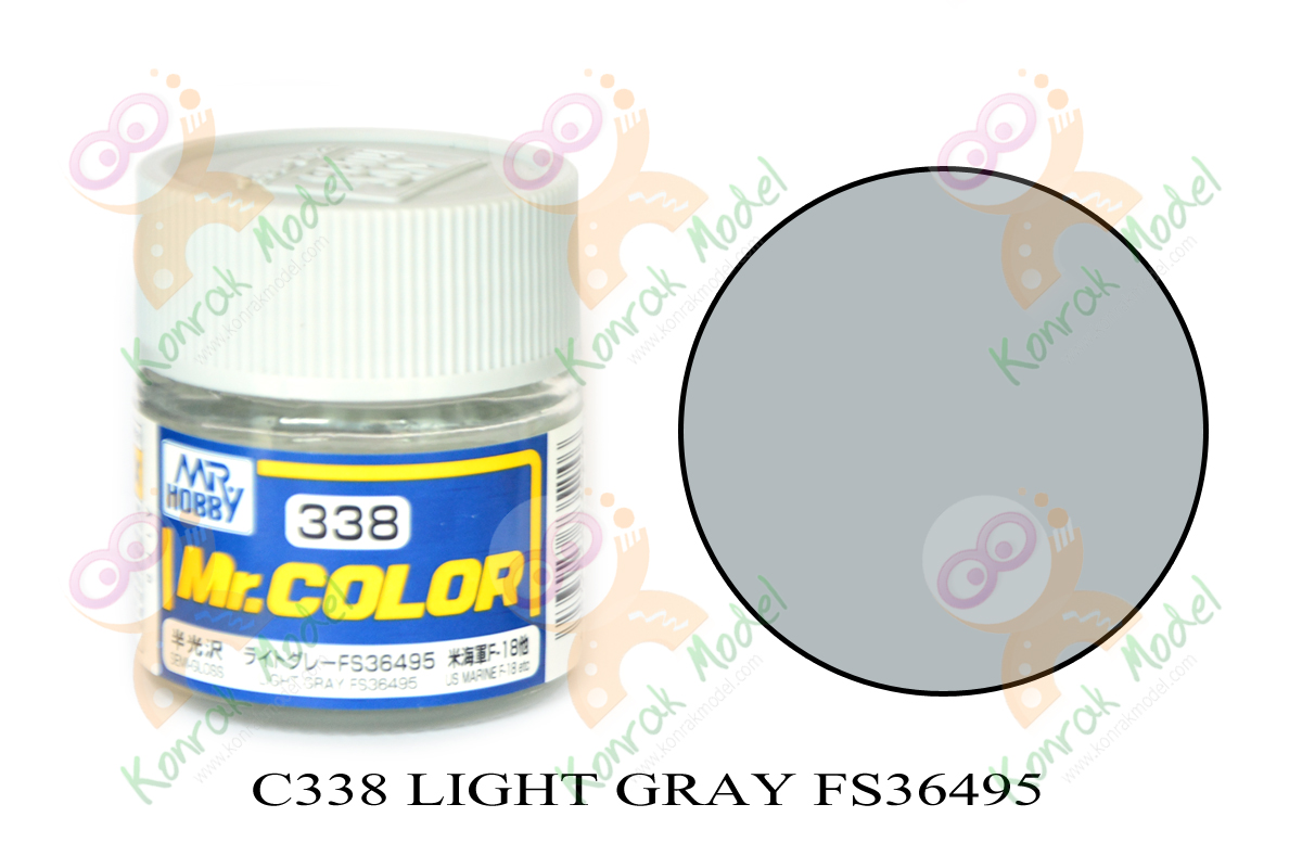 C338 Light Gray FS36495 Semi-Gloss 10ml