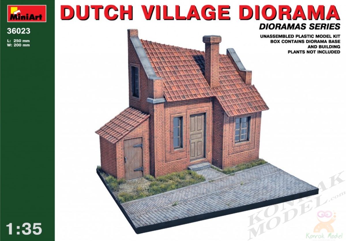 MI36023 DUTCH VILLAGE DIORAMA 1/35